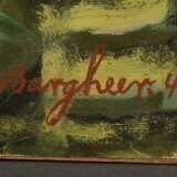 Bargheer, Eduard (1901-1979) "Schlucht am Meer" 1948, Öl/Papier, auf Faserplatte kaschiert, u.r. sign./dat., verso betit., 50,8x71cm, Randdefekte, kleine Defekte der Maloberfläche - фото 2