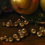 Unbekannter Künstler um 1800 „Obststillleben“, Öl/Metall, 35x50,5cm (m.R. 52,5x67cm), leichtes Craquelé - Foto 3