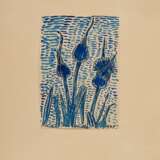 Hüther, Julius (1881-1954) "Blumen", Tinte, u. sign./dat., auf Papier montiert, 14,8x10,4cm (29,7x21cm), leicht vergilbt, Provenienz: Slg. Gustav Bürger/ München - фото 2