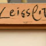 Leissler, Arnold (1939-2014) "Zyklus Nr. 5 Toskana (Castiglione Fiorentino)" 1986, Aquarell/Bleistift/Buntstift, u.l. sign./dat./bez., verso auf Rahmen sign., 20x29,3cm (m.R. 41x47cm) - фото 5