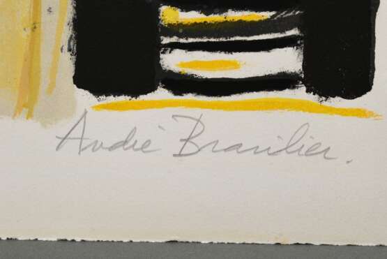 Brasilier, André (*1929) "Dôme des Invalides" 1972, Farblithographie, e.a., u. sign./bez., PM ca. 53x72cm, BM 60,3x80,3cm, im Randbereich fleckig - Foto 3