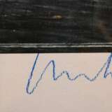 Christo (1935-2020) "Wrapped Reichstag" 1994, Farboffset, u.r. sign., i. Druck sign./dat., Spiegelrahmen, PM 80,5x62,8cm (m.R. 106,5x76cm) - фото 3