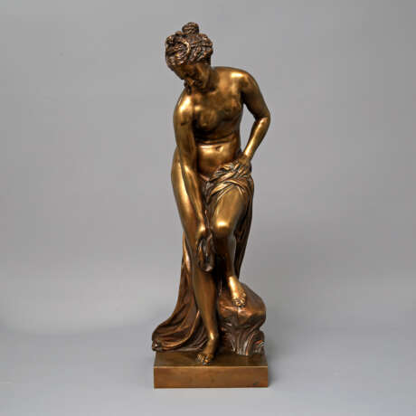 NACH CHRISTOPHE GABRIEL ALLEGRAIN (Paris 1710-1795 Paris) "Badende Venus", 19. Jahrhundert - Foto 1