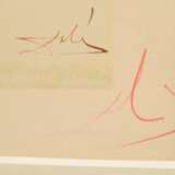 Dali, Salvador (1904-1989) "Aufbruch zur grossen Reise" (Hölle - 1. Gesang) aus Dante Alighieri "Die Göttliche Komödie", Xylographie, 88/150, u. in rot sign./num., u.r. i.d. Platte sign., 25,5x18cm (m… - Foto 3
