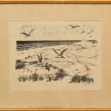3 Gaul, August (1869-1921): "Fressender Bär" und "Möwen am Strand", Lithographien, je u.r. sign. und u.r. i.d. Platte monogr., 18,7x24,5/21x28cm (m.R. 33,8x43,8cm) sowie "Leopard" Radierung,… - photo 7