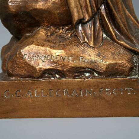 NACH CHRISTOPHE GABRIEL ALLEGRAIN (Paris 1710-1795 Paris) "Badende Venus", 19. Jahrhundert - photo 3