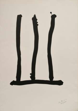 Motherwell, Robert (1915-1991) "Hommage à Picasso" 1973, Lithographie, XX/XXX, u. sign./num., BM 76x56,5cm - фото 1