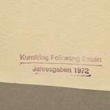 Roth, Dieter (1930-1998) und Wewerka, Stefan (1928-2013) "Pegasus" 1972, Radierung, 105/200, sign./dat., Jahresgabe "Kunstring Folkwang Essen", PM 49,5x63,3cm, BM 63,3x76,8cm, kleine Randdefekte - photo 5