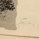 Tapies, Antoni (1923-2012) "Noir et Crai" 1964, Lithographie, 55/300, u. sign./num., freigestellt gerahmt, BM 56x75,5cm (m.R. 79x97,5cm), leicht fleckig, vergilbt, kleine Randdefekte - photo 3