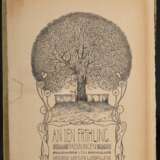 Vogeler, Heinrich (1872-1942) "An den Frühling" 1899/1901, Mappe mit 10 Radierungen und Vorblatt, Platten je monog., Inselverlag/Leipzig, Druck O. Felsing, PM 15,5x15,5cm, BM 34,5x26cm (Mappe 36x27,5), Vorblatt… - фото 3