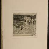 Vogeler, Heinrich (1872-1942) "An den Frühling" 1899/1901, Mappe mit 10 Radierungen und Vorblatt, Platten je monog., Inselverlag/Leipzig, Druck O. Felsing, PM 15,5x15,5cm, BM 34,5x26cm (Mappe 36x27,5), Vorblatt… - photo 4