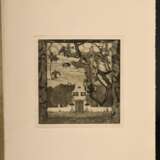 Vogeler, Heinrich (1872-1942) "An den Frühling" 1899/1901, Mappe mit 10 Radierungen und Vorblatt, Platten je monog., Inselverlag/Leipzig, Druck O. Felsing, PM 15,5x15,5cm, BM 34,5x26cm (Mappe 36x27,5), Vorblatt… - Foto 14