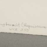 Wunderlich, Paul (1927-2010) "Streng bewacht", Lithographie, e.a., u.l. sign./bez., BM 50x65cm, min. fleckig - Foto 3