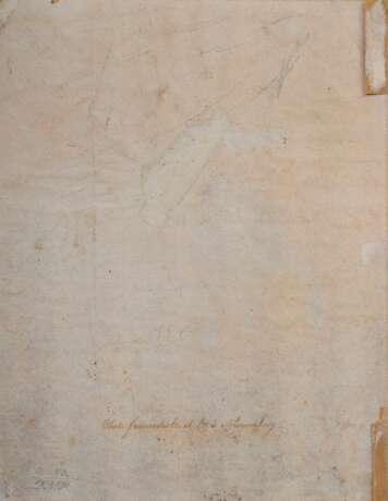 Bol, Ferdinand (1616-1680) "Der Philosoph" 1642, Radierung, o. i.d. Platte sign./dat., verso bez./Montierungsreste, BM 21x16,5cm, gebräunt, kleine Defekte, rest. - фото 2