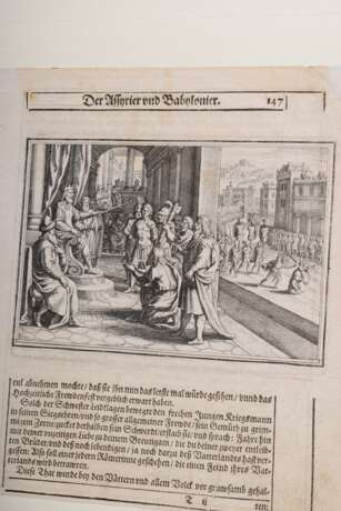 28 Kupferstiche, wohl alle aus "Joh. Ludov. Gottfridi Historische Chronica, Oder Beschreibung der fürnehmsten Geschichten, so sich von Anfang der Welt, biß auf das Jahr Christi 1619 zugetragen..." (Johann Ludwi… - photo 7