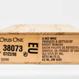6 Flaschen in ungeöffneter Original-Holzbox BARON PHILIPPE DE ROTHSCHILD, Robert Mondavi, 'Opus One', Oakville 1996 - aus Sommelier-Haushalt - Foto 2