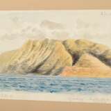 Album "Reise nach China 1904", Gouache/Aquarell/Bleistift, 37 Blätter mit Ansichten von Spanien bis China, je bez., z.T. eingeklebt, mit Federkiel, BM ca. 5x11,4-14,5x22,5cm (15,5x23,3cm), kleine Defekte - Foto 8