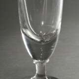6 Rustikale Gläser in schlichter Façon, H. 15-15,5cm, Ø 7cm, min. best. - Foto 2