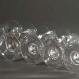 6 Rustikale Gläser in schlichter Façon, H. 15-15,5cm, Ø 7cm, min. best. - Foto 3