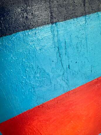 Триггер Холст на подрамнике Акриловые краски абстрактная картина Россия 2021 г. - фото 4