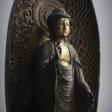 Holzfigur des Amida-nyorai, Japan, Muromachi-Periode - Prix ​​des enchères