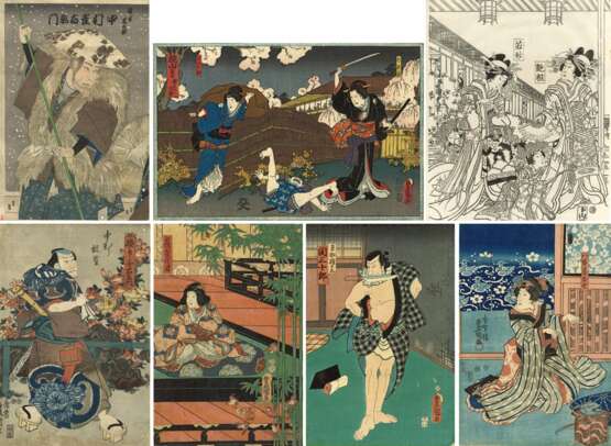Utagawa Kunisada (Toyokuni III ) (1786 - 1864) - Foto 1