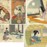 Utagawa Kunisada II (1823 - 1880), Toyoharu Chikanobu (1838 - 1912), Mizuno Toshikata (1866 - 1908) und Seisai - photo 1