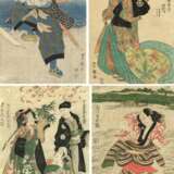 Utagawa Toyokuni I (1769 - 1825) und Utagawa Toyokuni II (Toyoshige ) (ca. 1802 - 1835) - Foto 1