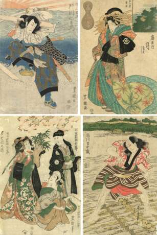 Utagawa Toyokuni I (1769 - 1825) und Utagawa Toyokuni II (Toyoshige ) (ca. 1802 - 1835) - Foto 1