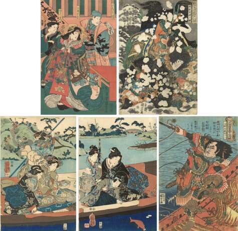Utagawa Kuniyoshi (1797-1861 - Foto 1