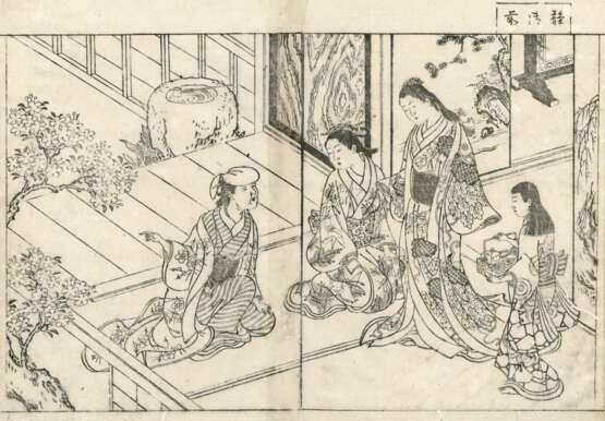 Nishikawa Sukenobu (1671 - 1750), Katsukawa Shunshô 1726 - 1793) & Kitao Shigemasa (1739 - 1820) und andere Künstler - Foto 3