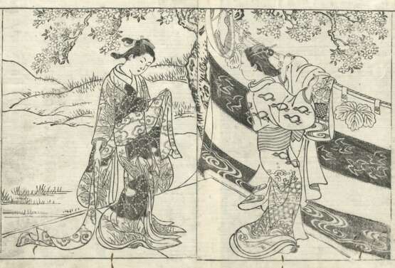 Nishikawa Sukenobu (1671 - 1750), Katsukawa Shunshô 1726 - 1793) & Kitao Shigemasa (1739 - 1820) und andere Künstler - фото 8