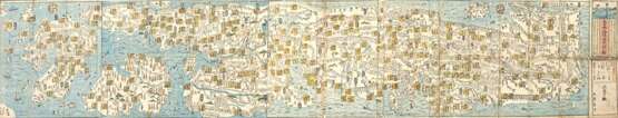 Eine japanische historische Landkarte 'Dai Nihon kairiku dōchū zue' und drei koreanischen Landkarten - фото 1