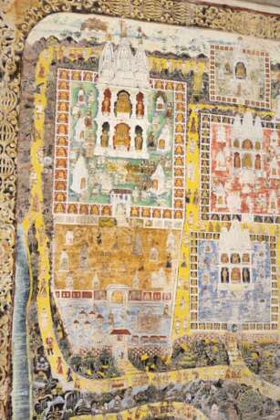 Großes Picchavai mit Darstellung einer Pilgerkarte - фото 2