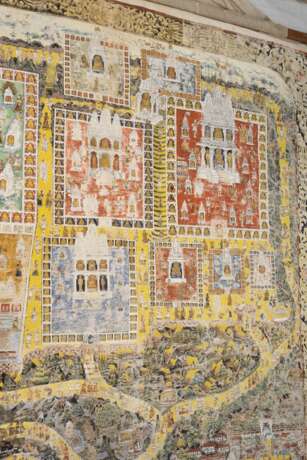 Großes Picchavai mit Darstellung einer Pilgerkarte - фото 3