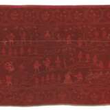 Seltener und bedeutender kalaga-Behang mit Szenen aus der Geschichte der Manohari - photo 5
