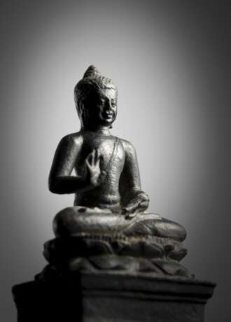 Bronze des Buddha Shakyamuni - photo 2