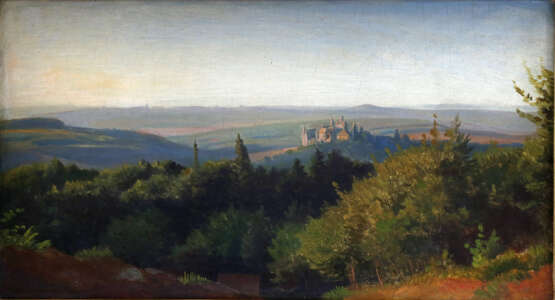 DEIKER, JOHANNES CHRISTIAN (Wetzlar 1822-1895 Düsseldorf), "Schloss Braunfels", - Foto 1