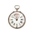 Daniel Moilliet, a Geneve | silver pocket watch | 17th/18th century | Key-wind movement | White dial with roman numerals and window for rotating iconography with five scenes | Diam. mm 46 | (defects) - Аукционные товары