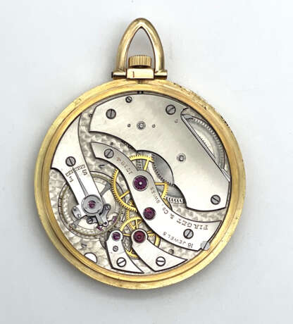 Piaget & Co. | gold pocket watch | 1970s | Manual wind movement | White dial with indexes | Case n. 1712 | Movement n. 17124 | Diam. mm 42 - photo 3