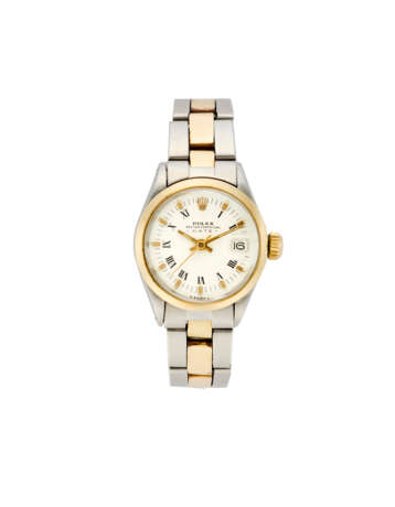 Rolex, Lady Datejust Ref. 6517 | steel and gold wristwatch | Year 1971 | Automatic movement | White dial with roman numerals and date | Case n. 2682084 | Movement n. 44170 | Cal. 1161 | Diam. mm 26 - Foto 1