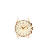 Universal Geneve, Uni-compax Ref. 12445 | rose gold wristwatch | 1950s | Manual-wind movement | White dial with indexes and sub-dials | Case n. 1592173 | Cal. 285 | Diam. mm 35 - фото 1