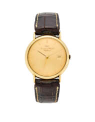 IWC, Portofino Ref. 3331 | gold wristwatch | 1990s | Quartz movement | Gilded dial with indexes and date | Case n. 2347653 | Cal. IWC 2210 | Diam. mm 34