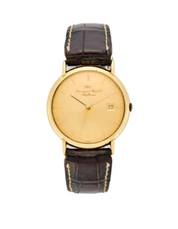 IWC, Portofino Ref. 3331 | gold wristwatch | 1990s | Quartz movement | Gilded dial with indexes and date | Case n. 2347653 | Cal. IWC 2210 | Diam. mm 34 - photo 1
