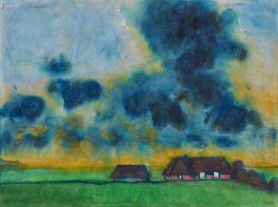 Emil Nolde. Bauernhof Hülltoft bei Seebüll - photo 1