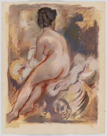 George Grosz. Sitting Female Nude - фото 2