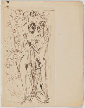Ernst Ludwig Kirchner. Stehendes Liebespaar - фото 2