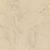 Ernst Ludwig Kirchner. Stehende Frau und nähendes Mädchen - Foto 1