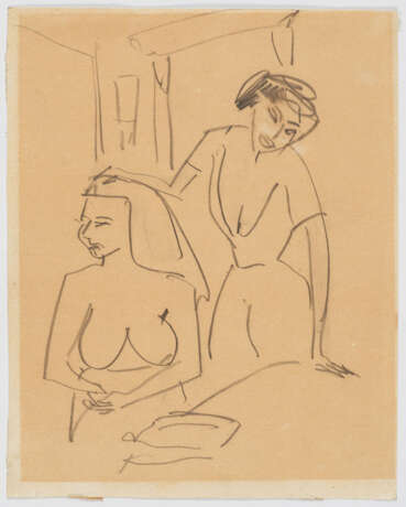 Ernst Ludwig Kirchner. Zwei Frauen (Nackte und bekleidete Frau) - фото 2