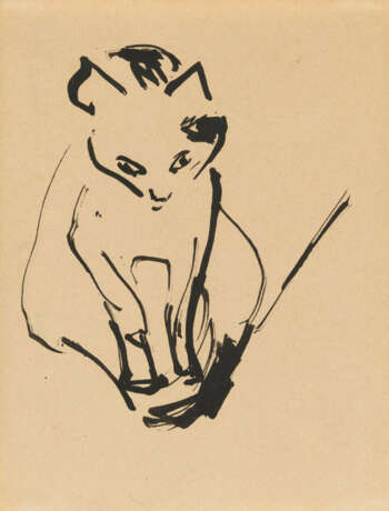 Ernst Ludwig Kirchner. Junge Katze - фото 1